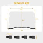 Polaris RZR Front Windshield